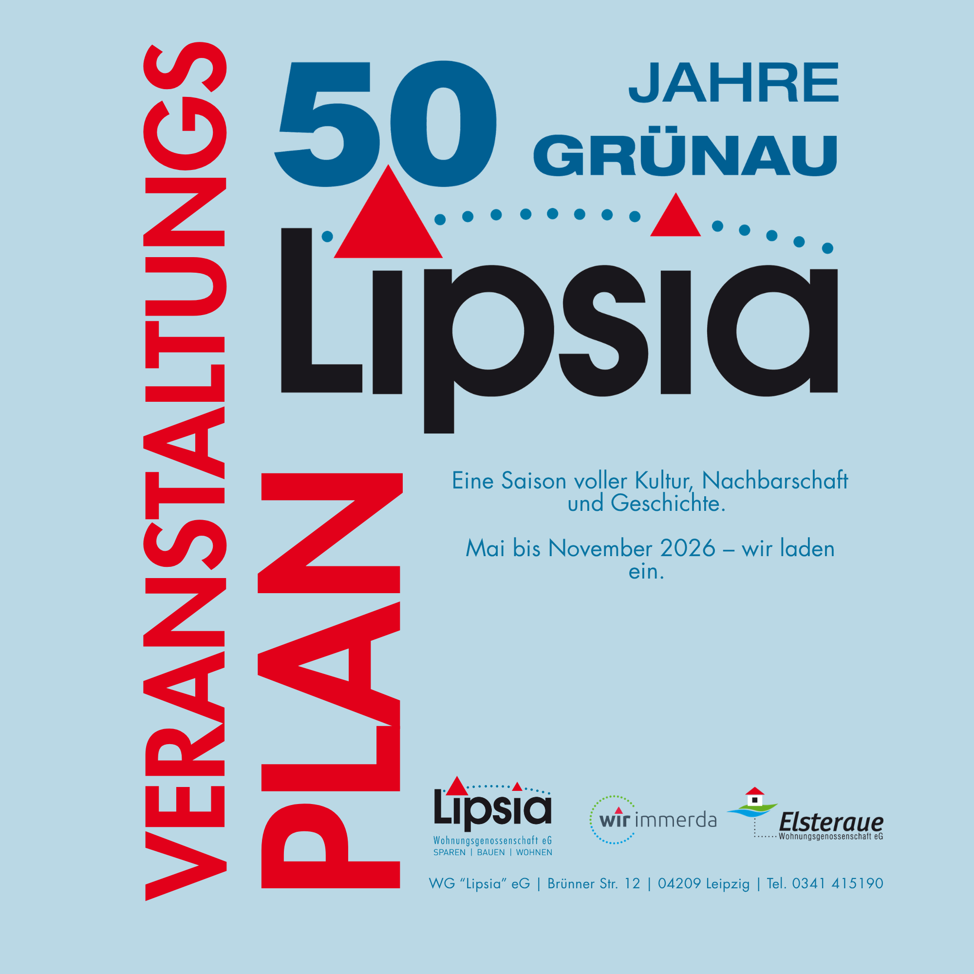 Zeitschrift 'LIPSIA INTERN' Ausgabe 03/2021 liegt auf rustikalem Holztisch neben einer Tasse Kaffee. Titelbild zeigt moderne Wohngebäude und Menschen im Freien. 