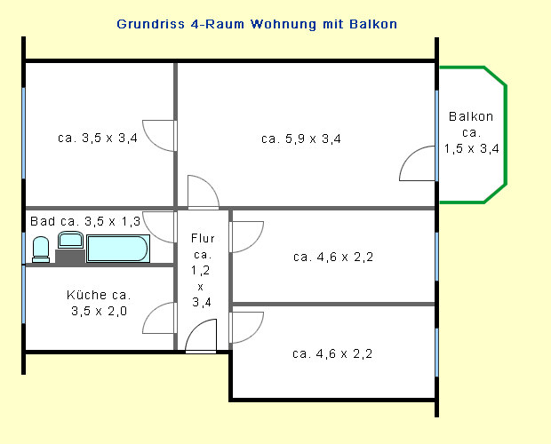 Einzug ab 15.01.2027 möglich. 4-Raumwohnung in Mockau-Nord - Photo 3